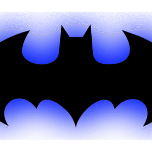 18 Inch Batman Backlit LED Wall Art – Blue Glow