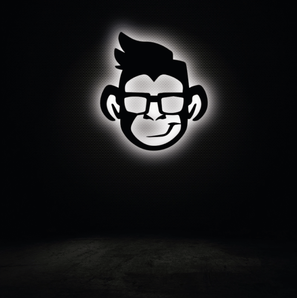 Smart Monkey Backlit Led Logo – Creative & Cool Lifestyle Brand 18 inch - Image 3