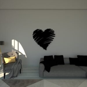 Romantic Heart-Shaped LED Wall Light – Neon Style Decorative Lamp for Bedroom, Living Room & Gifts